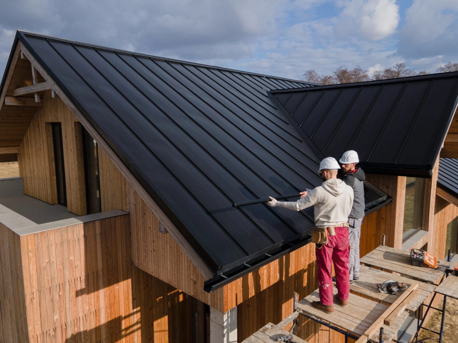 Maison avec isolation thermique par l'extérieur (ITE), une solution pour améliorer l'efficacité énergétique. Où acheter des leads ITE.