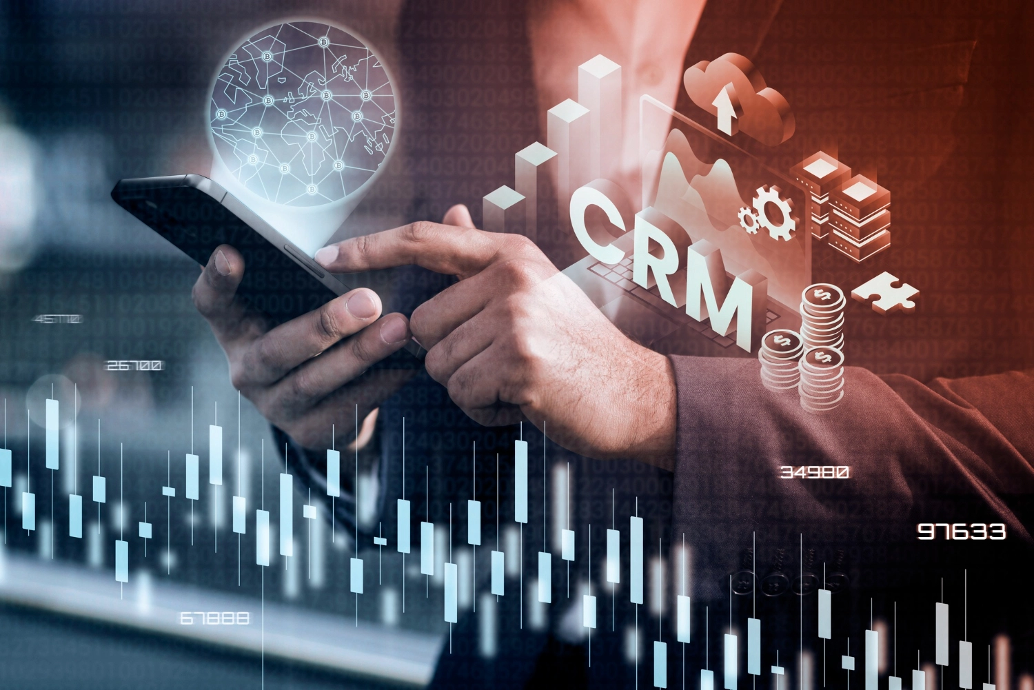 Illustration d’un CRM utilisé pour automatiser les relances commerciales tout en conservant la qualité du suivi client.